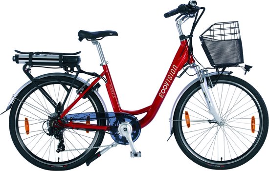 Vélo de ville électrique 26 pouces - Vélo électrique à 7 vitesses - Taille  de cadre 46... | bol