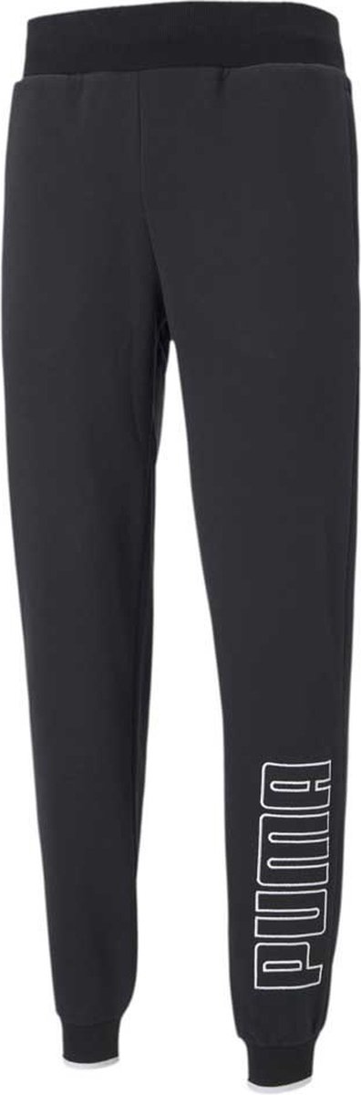Puma Block Embroidered Fl Broek M Man Zwart