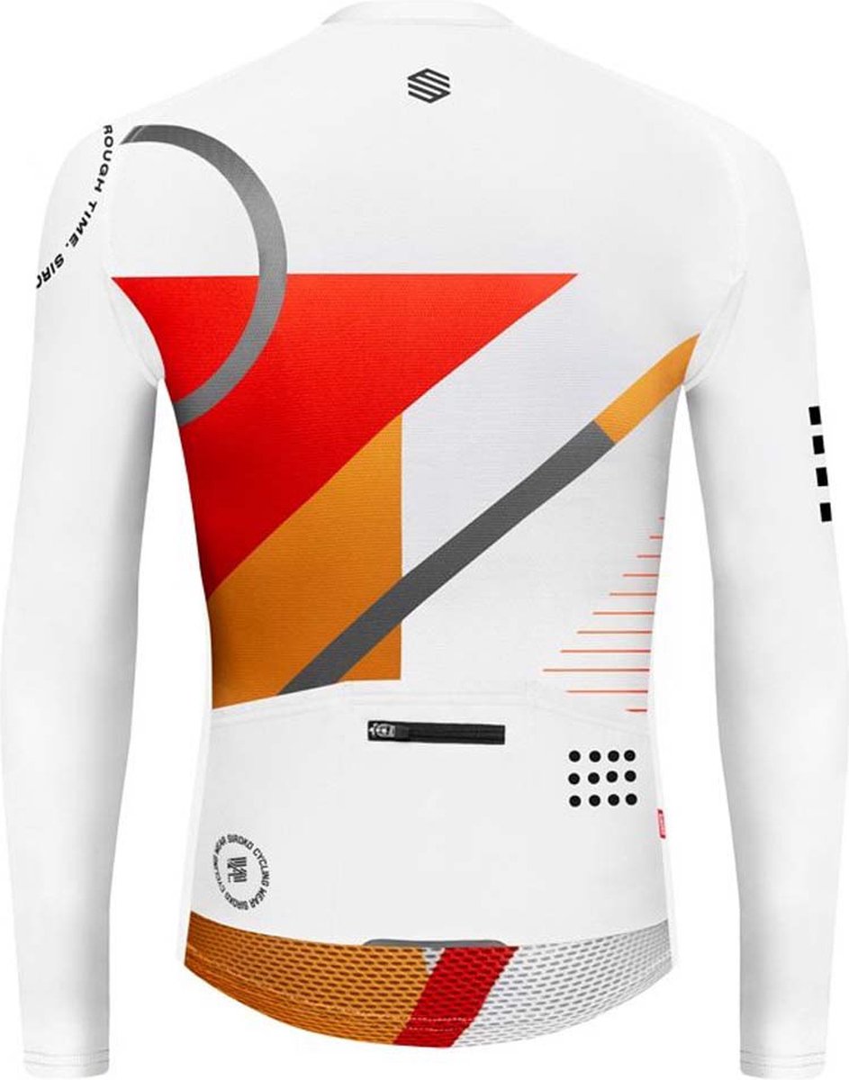 SIROKO - Thermisch Wielershirt met Lange Mouwen Siroko SRX M4 Fleet Moss - XXL - Zwart/Grijs