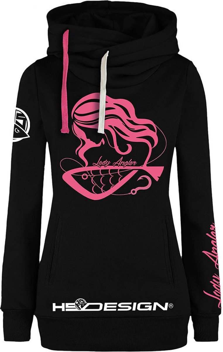 Hotspot Design Angler Sweatshirt Met Rits Zwart L Vrouw