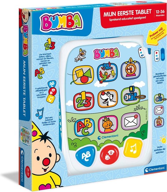 Baby Clementoni Bumba - Mijn Eerste Tablet - Babyspeelgoed met Geluid - Bumba Speelgoed - 1-3 jaar van Clementoni — afbeelding 3