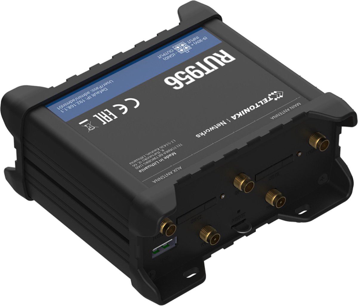 Teltonika RUT956 Router - CAT4 LTE 2SIM 150MBPS IOT RS232/RS485