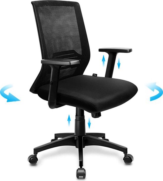 Chaise de bureau ergonomique - Chaises de bureau de bureau pour adultes - Chaise de Office ergonomique