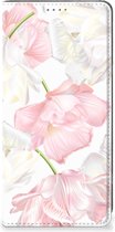 Stand Case Hoesje Cadeau voor Mama OnePlus 11 Smart Cover Mooie Bloemen