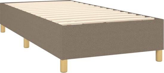 vidaXL-Boxspring-avec-matelas-tissu-taupe-80x200-cm