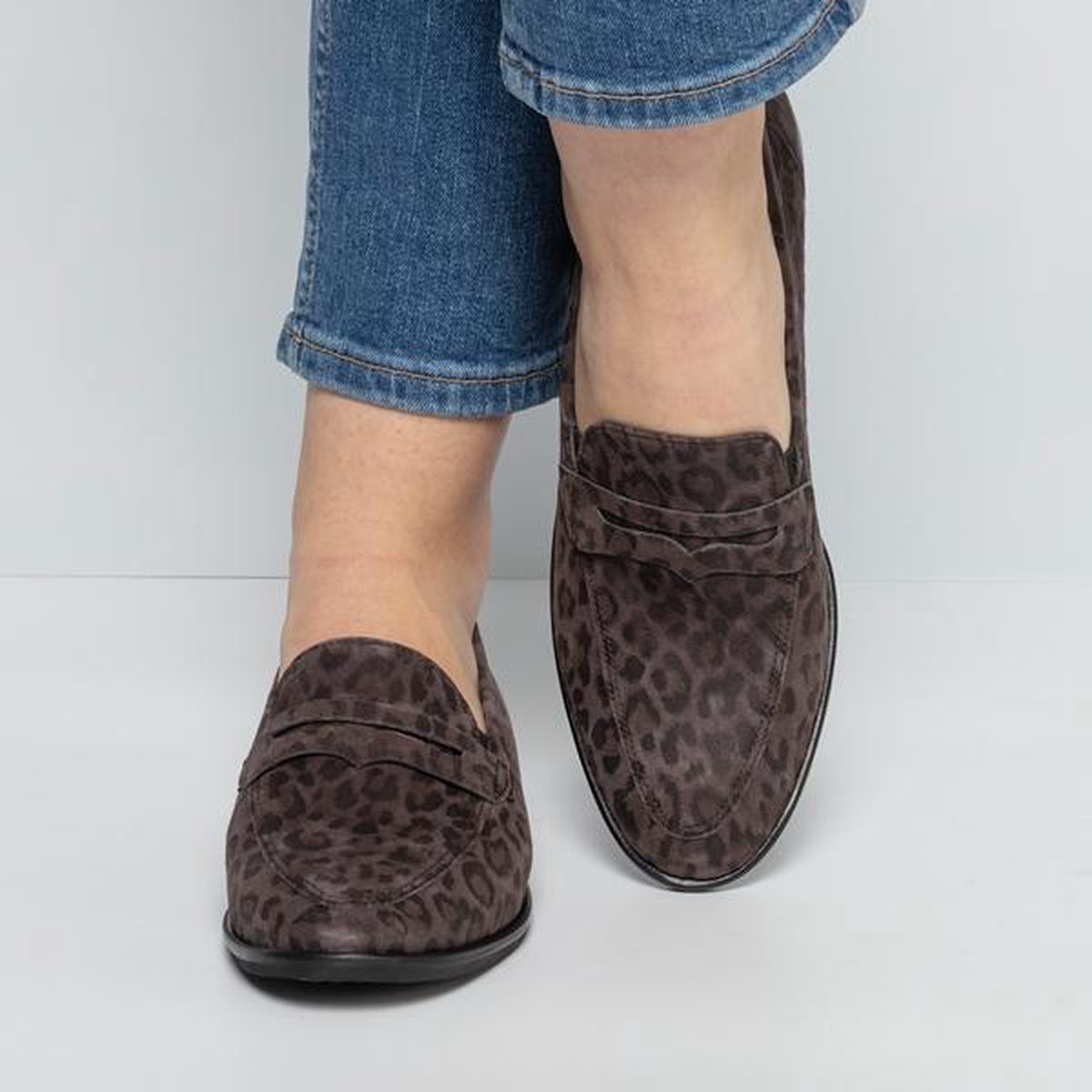 Gabor Dames Loafers - Grijs - Maat 41 | bol.com