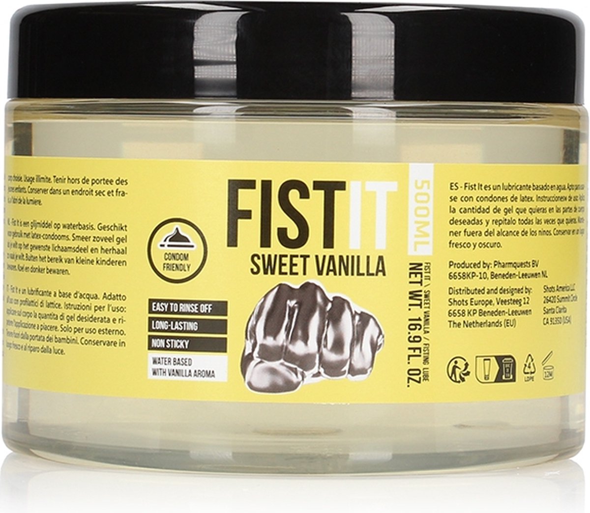 Goedkoopste Extra Thick Glijmiddel - Vanilla - 17 fl oz / 500 ml