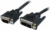 DVI-A to VGA Cable Startech DVIVGAMM1M Black 1 m