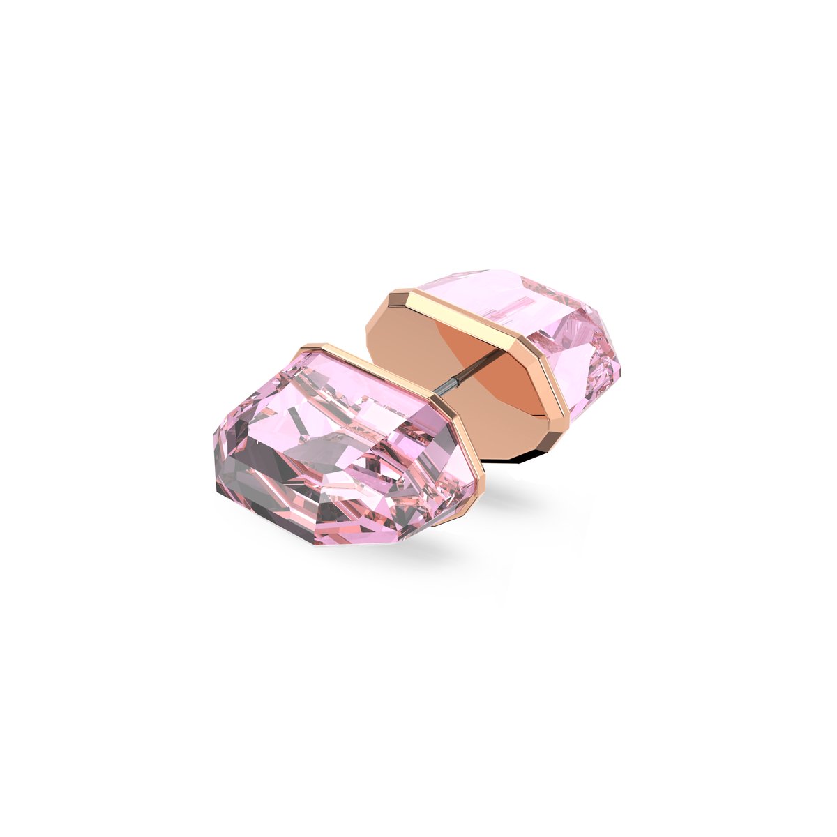 Swarovski Dames-Oorknop Metaal Swarovski-Kristal One Size Roze, Geel 32018647