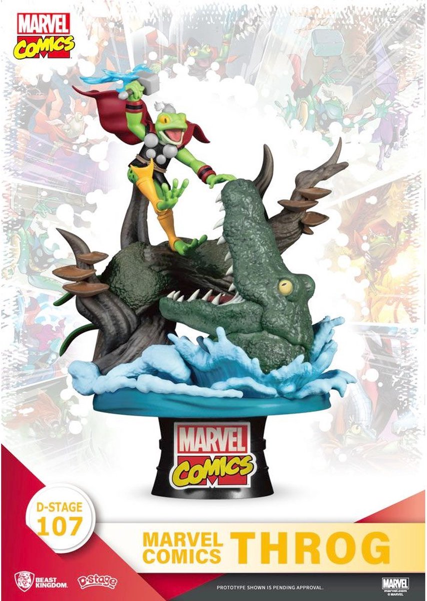 Beast Kingdom Toys Thor - D-Stage PVC Diorama Throg 17 cm Beeld/figuur - Multicolours