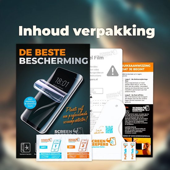 Protection d'écran mate adaptée au Motorola One Macro - Geen glazen screenprotector - Matte Screenprotector - Mat Screenprotector voor de Motorola One Macro - TPU - Anti reflet – Screenkeepers