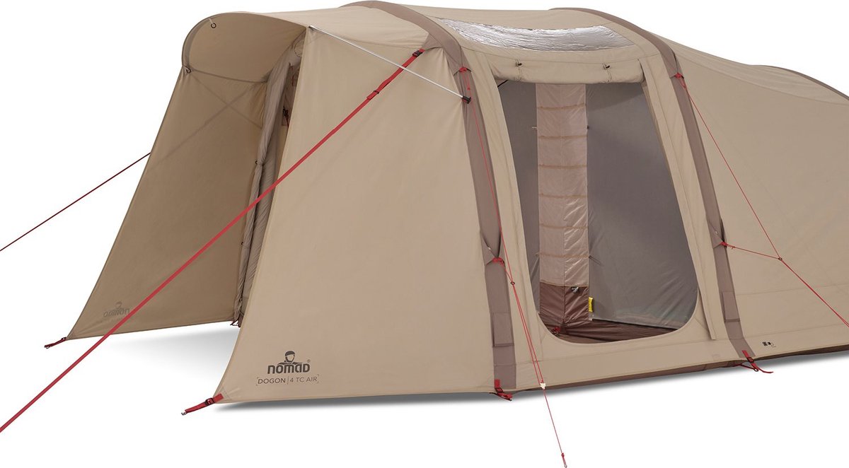 NOMAD® Dogon 4 TC Air Tent | Beige | Ademend katoen | Opblaasbaar