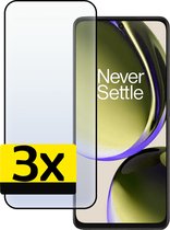 OnePlus Nord CE 3 Lite Protecteur d'écran Verre Trempé Glas Trempé Couverture Complète - OnePlus Nord CE 3 Lite Protecteur d'écran Glas Extra Fort - 3 Pièces