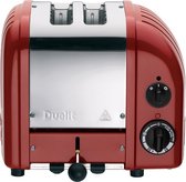 Dualit Vario, Grille Pain, Toaster, Rouge, 2 Tranches