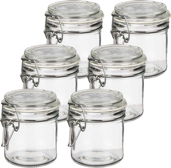 Vivalto Weckpot/inmaakpot - 10x - Tarro - 250 ml - glas - beugelsluiting - D11 x H10 cm