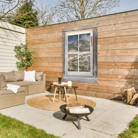 Affiche de jardin Transparente - Berg - Bois - 80x120 cm