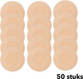 Nipple Cover Plakkers autocollants couvre les mamelons / 50 pièces de couleur chair / HaverCo