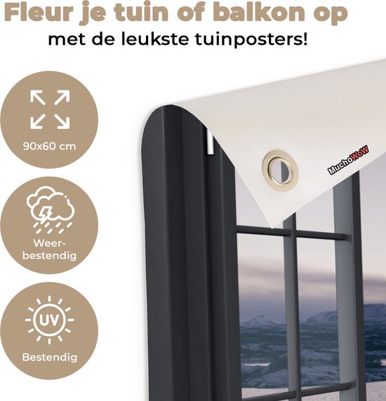 Affiche Jardin Transparent - Berg - Nuit - 90x60 cm