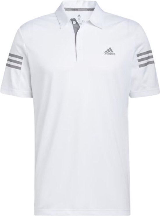Adidas Poloshirt 3-Stripes Heren Wit