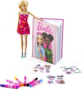 Barbie set dagboek met Barbie pop