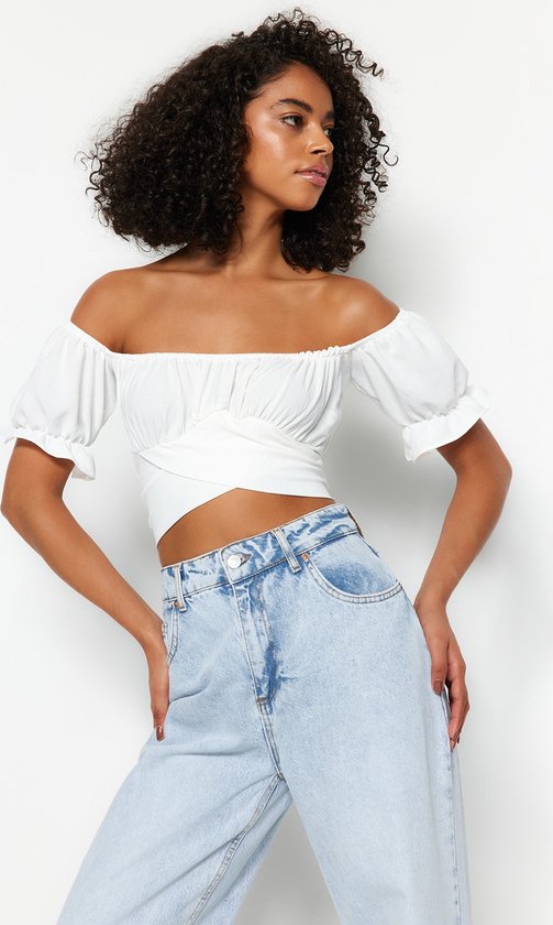 Chemisier à épaules dénudées pour femmes Trendyol bol