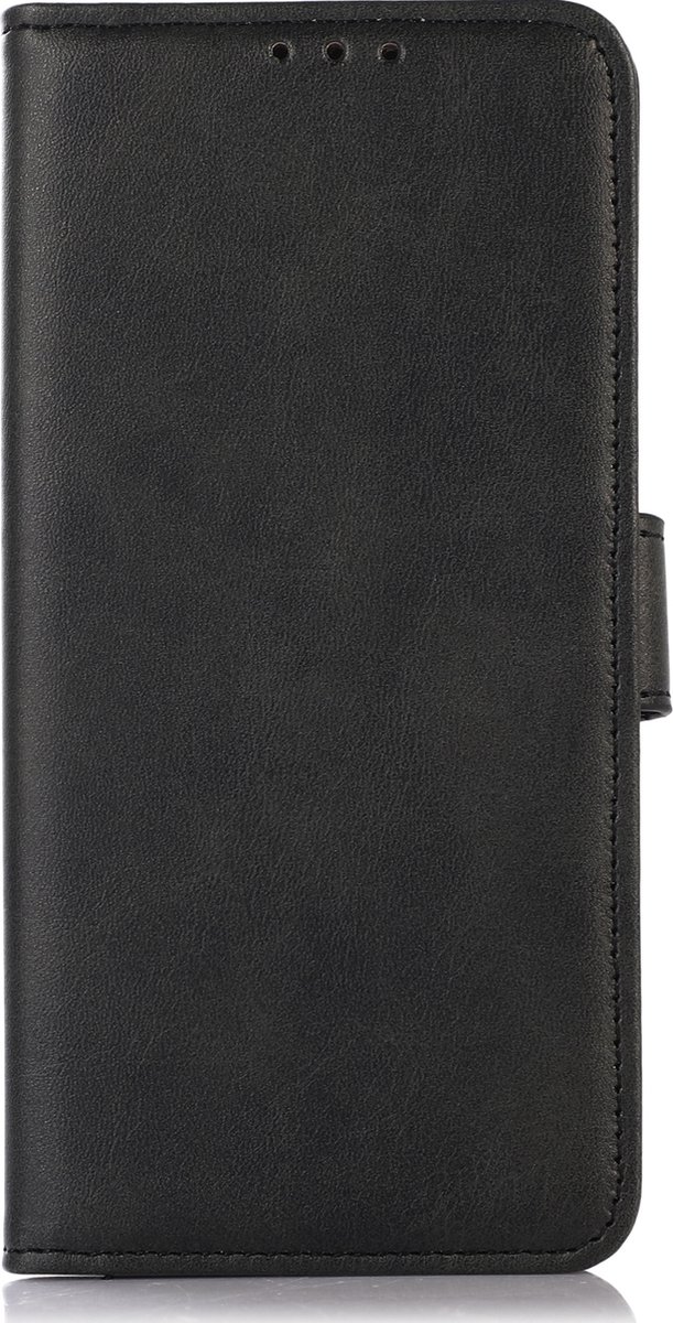 Mobigear Telefoonhoesje geschikt voor OnePlus 11 Hoesje | Mobigear Business Bookcase Portemonnee | Pasjeshouder voor 3 Pasjes | Telefoonhoesje voor Pinpas / OV Kaart / Rijbewijs - Zwart