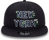 New Era New York Yankees Flower Wordmark Black 9FIFTY Snapback Cap S/M