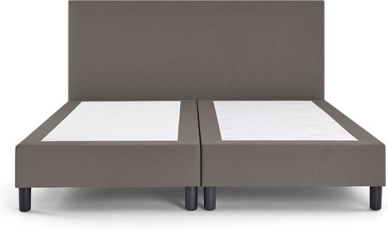 Beddenreus Comfort Box Lowen Plus vlak zonder matras - 160 x 200 cm - graphite