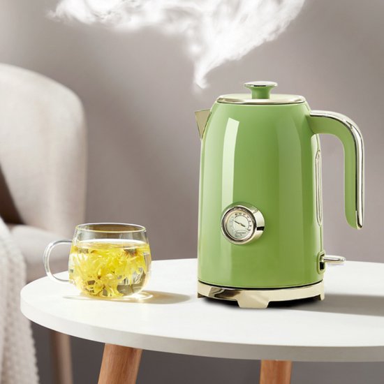 Wiltal Vattenkokare 1,7 l, 2 200 W, rostfritt stål, kan kombineras med