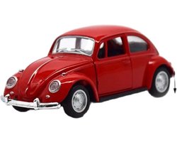 Miniatuur Oldtimer 1:32 - Vintage Schaalmodel - Rood - Auto - Decoratie