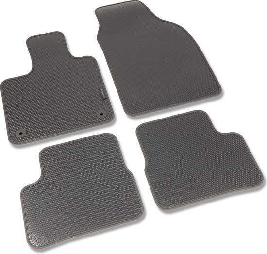 Tapis de voiture en caoutchouc Tapis de voiture Fiat 500 - Année de construction : 11/2020 - 2022 - Ajustement d'origine - 4 pièces
