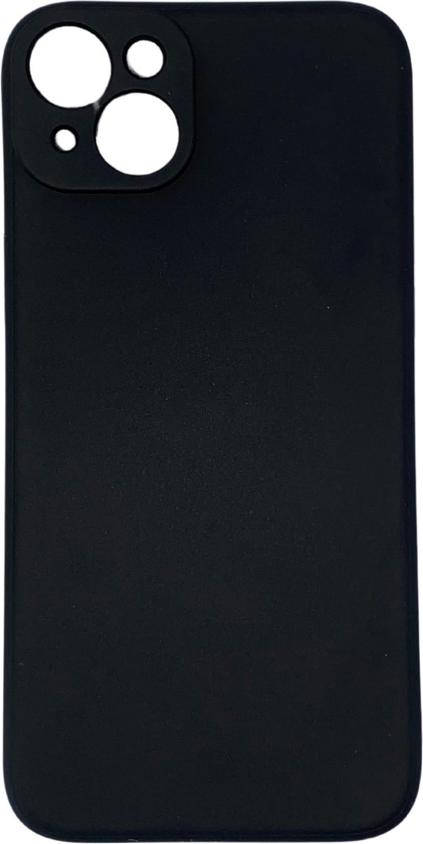 Smartphonehoesje - telefoonhoesje - geschikt voor iPhone 15 Plus - zwart - flexibel