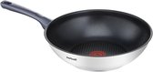Wok poêle induction inox 28 cm - dailycook pan Wok poêle induction