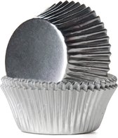 Boîtes à cupcakes House of Marie Foil Silver pk / 24