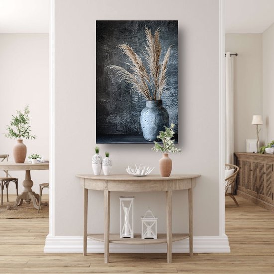 Peinture de vase - Peintures d'objets - Peinture sur verre Grain - Décoration murale classique - Acrylique - Accessoires de chambre verre acrylique 80x120 cm