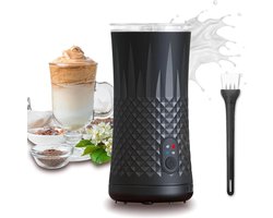 4-in-1 Electric Milk Frother - Hot and Cold Frother with Automatic Shutdown - 4 Modes, Non-Stick Coating, Easy to Clean