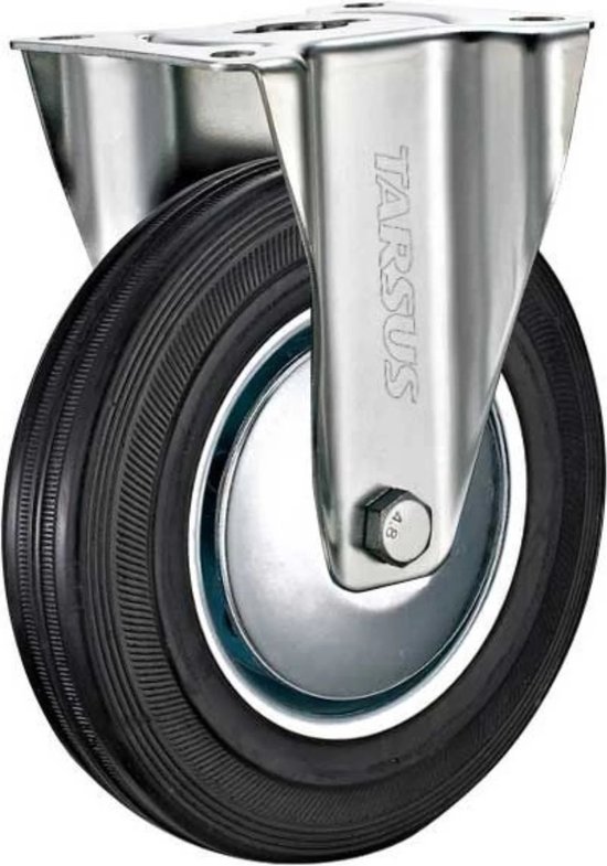 Foto: Tarsus bokwiel 160 mm stalen velg en massieve rubberband 130 kg