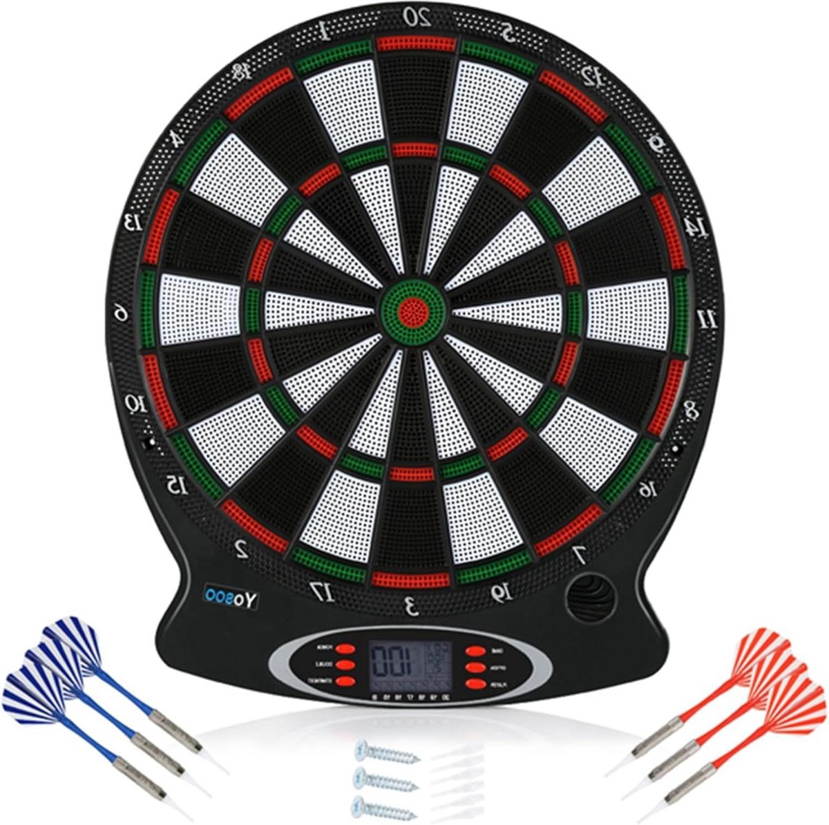 Elektronisch Dartbordset - Professioneel Dartspel - Feestjes en Spelletjesavonden - 315 x 43 cm met LCD-monitor