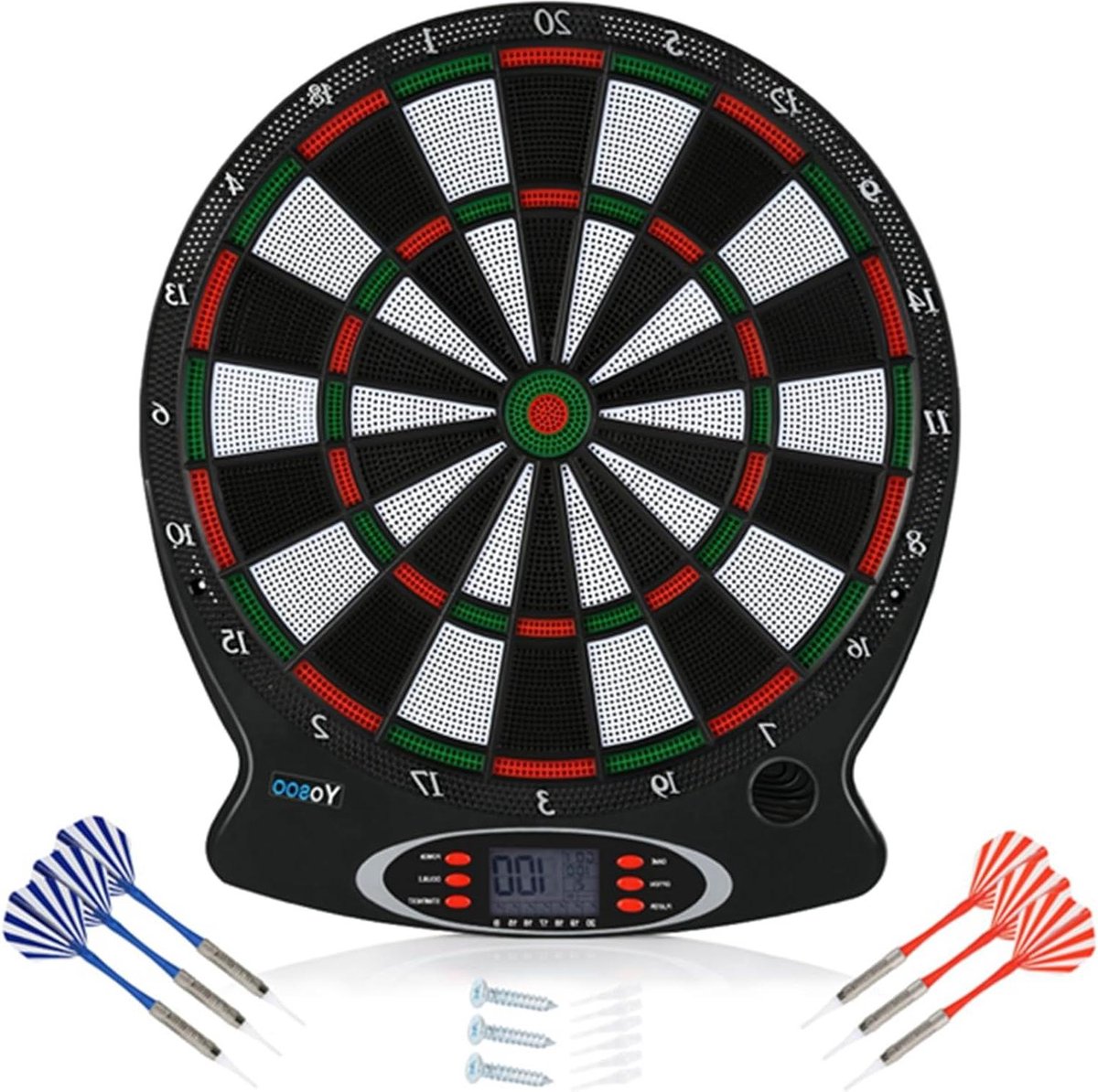 Elektronisch Dartbordenset - Professioneel Dartspel voor Feestjes - 315 x 43 cm met LCD-monitor