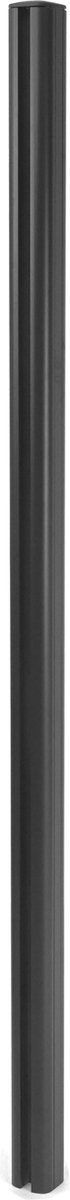 Aluminium paal Sarthe WPC afrastering, pijlerpaal, insteeksysteem ~ 240cm, antraciet
