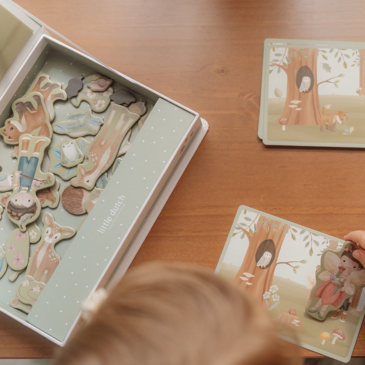 Little Dutch Magnetisch speelbord - Forest Friends FSC — afbeelding 3