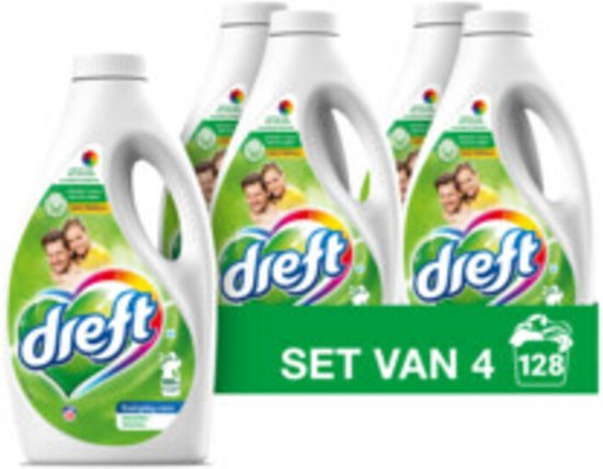 Dreft - Wasmiddel - Vloeibaar wasmiddel - Original - 32wb/1,44L x 4