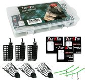 Fish-Xpro Feeder Starter Set - Paniers d'alimentation - Supports - Liens d'alimentation - Boîte à pêche
