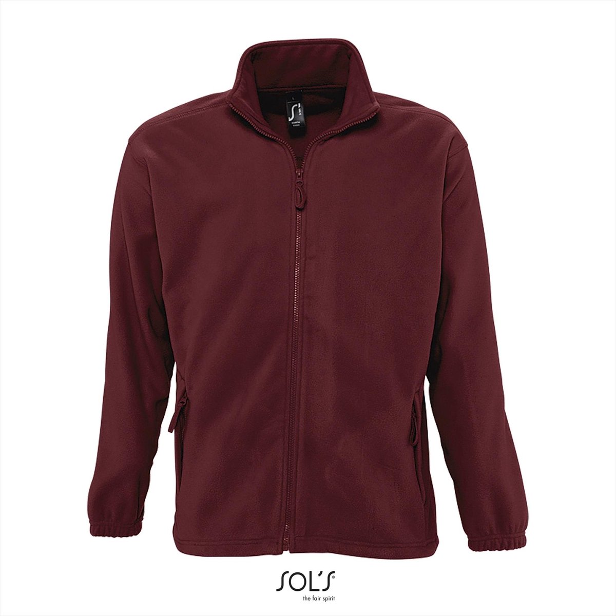SOL’ Fleecejacket North L742 Burgundy Rood