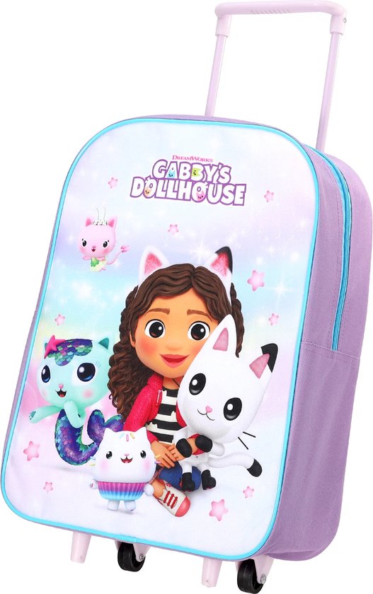 GABBY's Poppenhuis Doll House Trolley Koffer Vakantie Logeren Tripjes