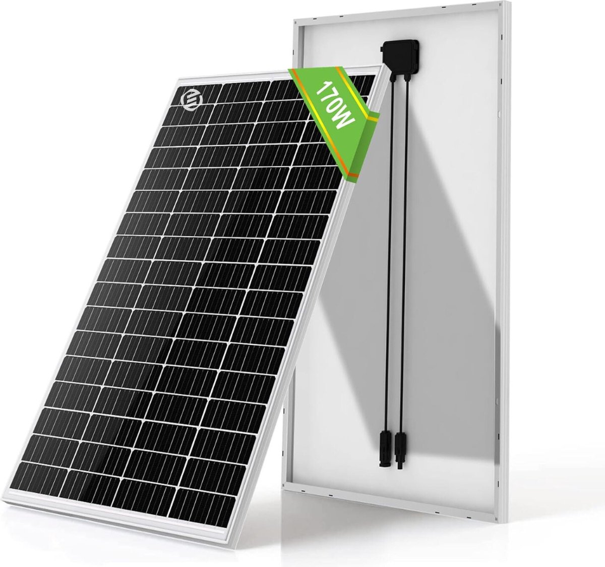 Equivera Zonnepanelen met Stekker - Zonnepanelen Compleet Pakket - Plug & Play - Doe het Zelf Zonnepanelen - voor Thuis, Camper, Camping