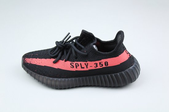 yeezy boost v2 black and red