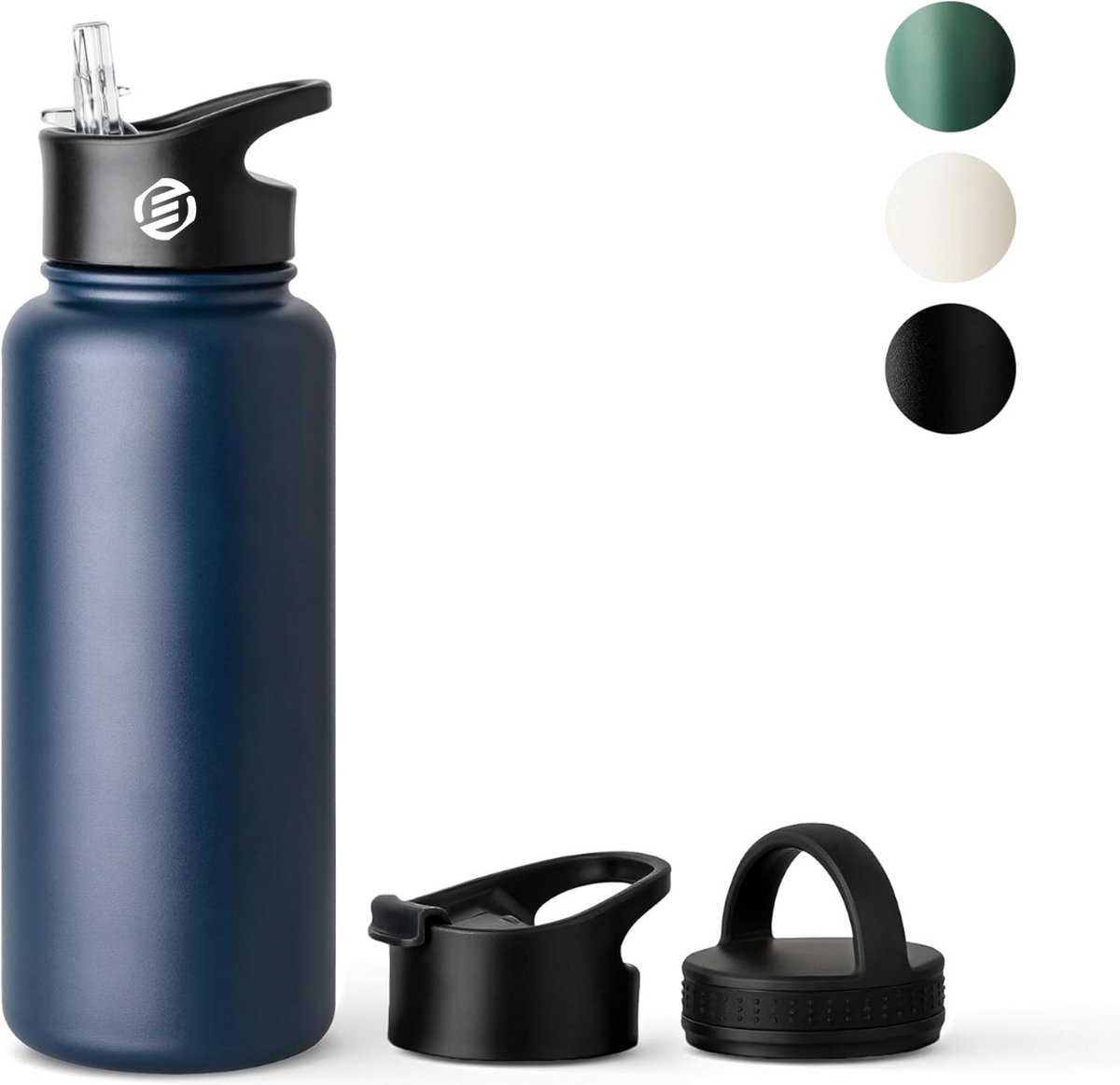 Equivera Drinkfles - Waterfles - Fles - Sportfles - Drinken - Zakelijk, Reizen, School - Back To School - Voor Kinderen - Voor Volwassenen