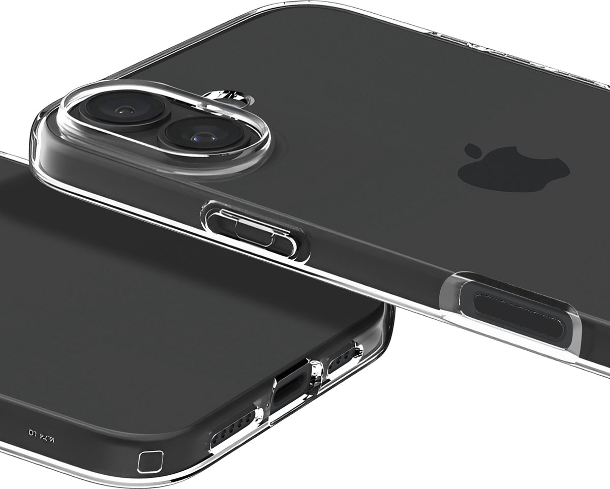 Spigen Liquid Crystal Hoesje Geschikt voor Apple iPhone 16 - Back Cover TPU Transparant
