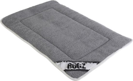 Rogz -Comfortabel benchkussen - 69x48 cm - Grijs -Dubbelzijdig te gebruiken - Kussen voor een bench van 76 cm